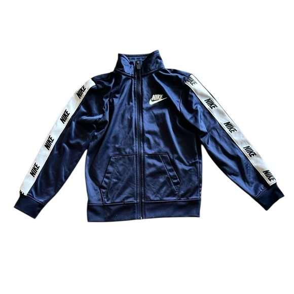 Nike Other - Nike Blue Track Jacket with White Accents